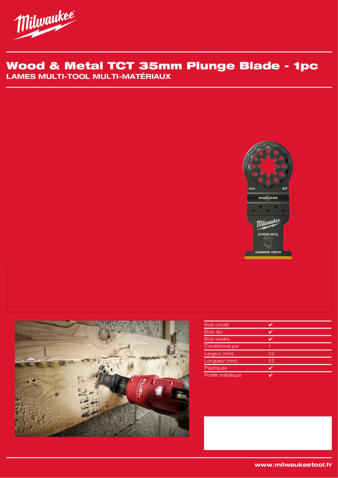 Milwaukee 48906040 Specification - ManualMachine.com