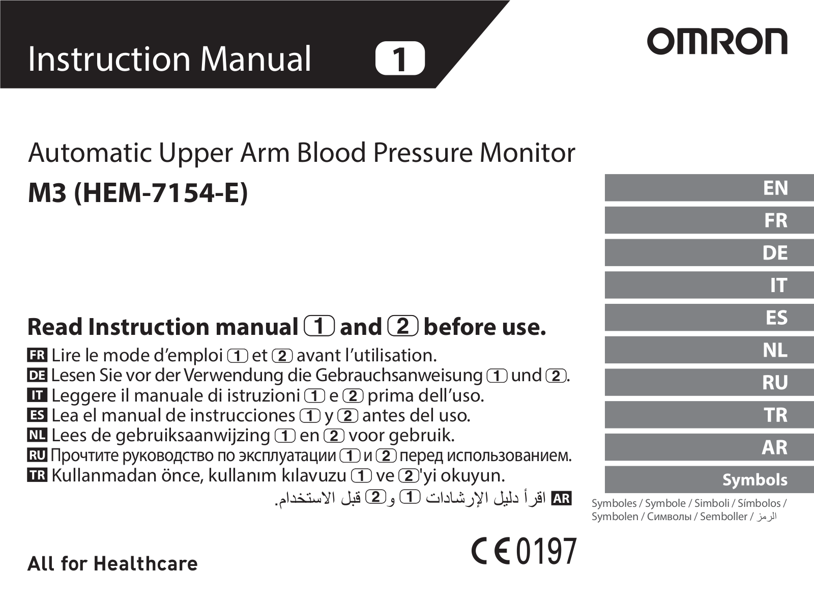 Omron M3, HEM-7154-E User guide - ManualMachine.com