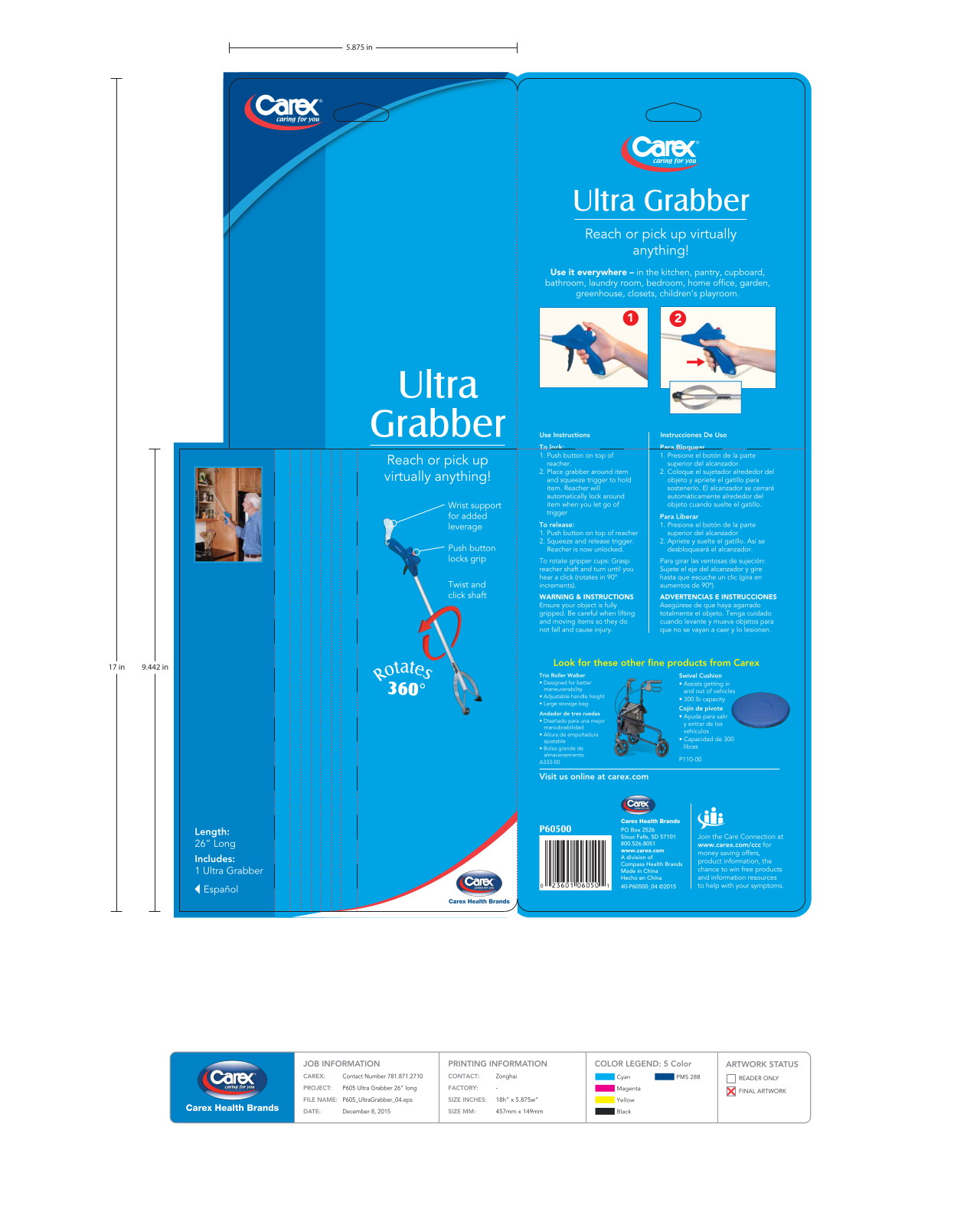 Carex Ultra Grabber User Manual