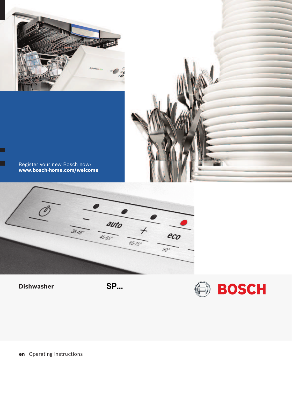 Bosch SPS40E32GB Instruction manual