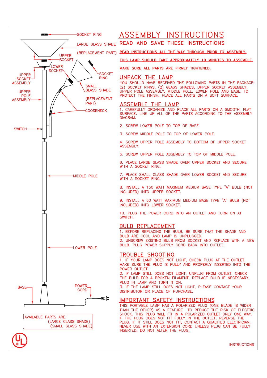 Winston Porter ANDO3041 Specifications Sheet - ManualMachine.com