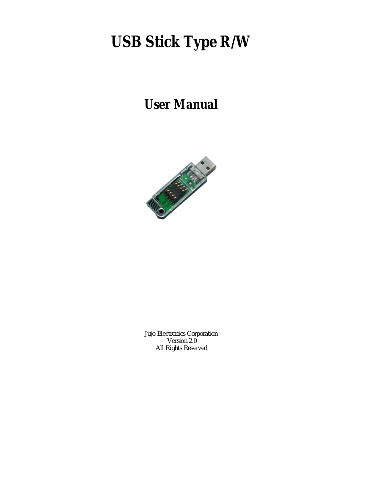 Jujo Electronics 8008 Users Manual