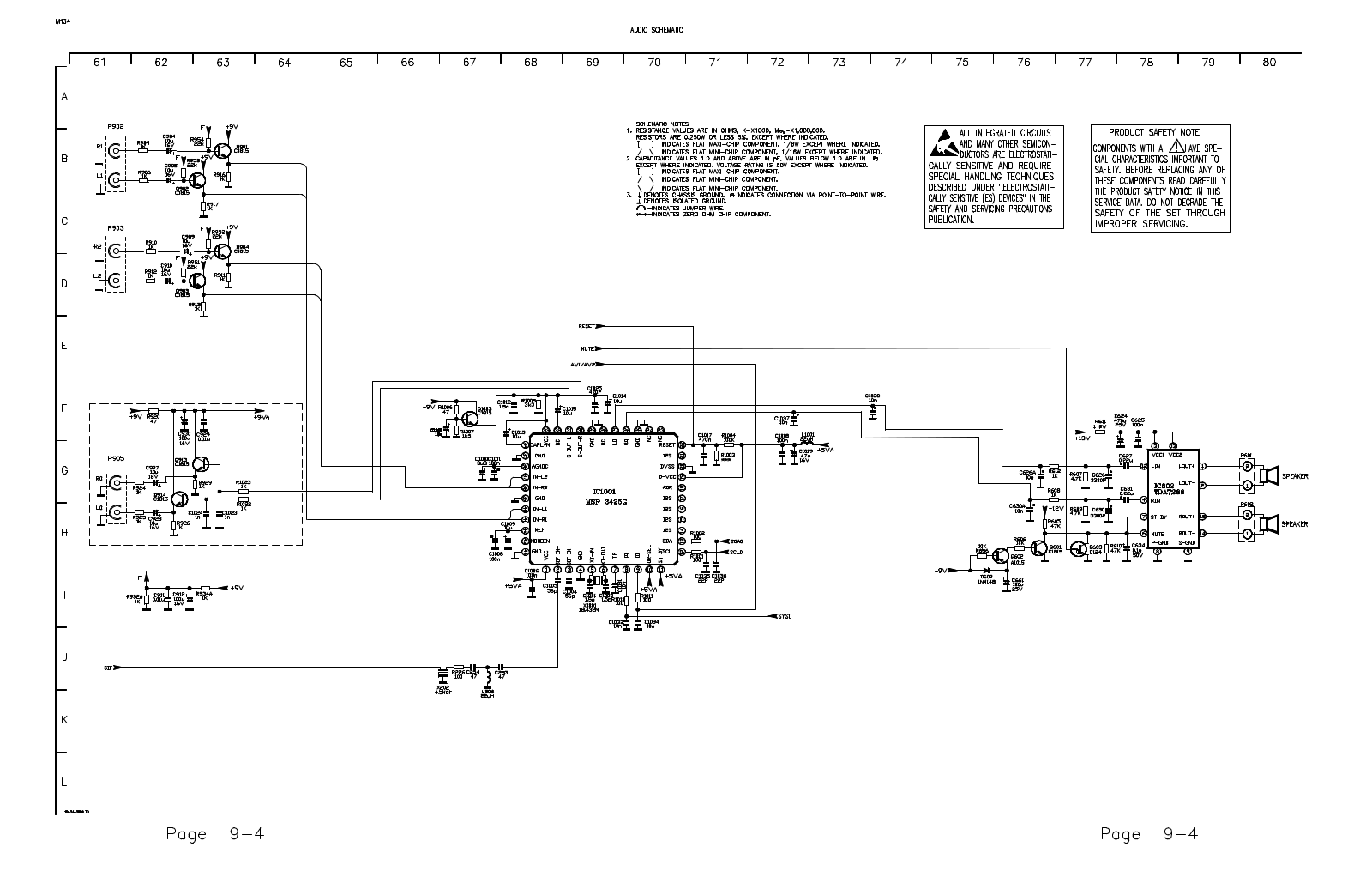 RCA M134 Diagram