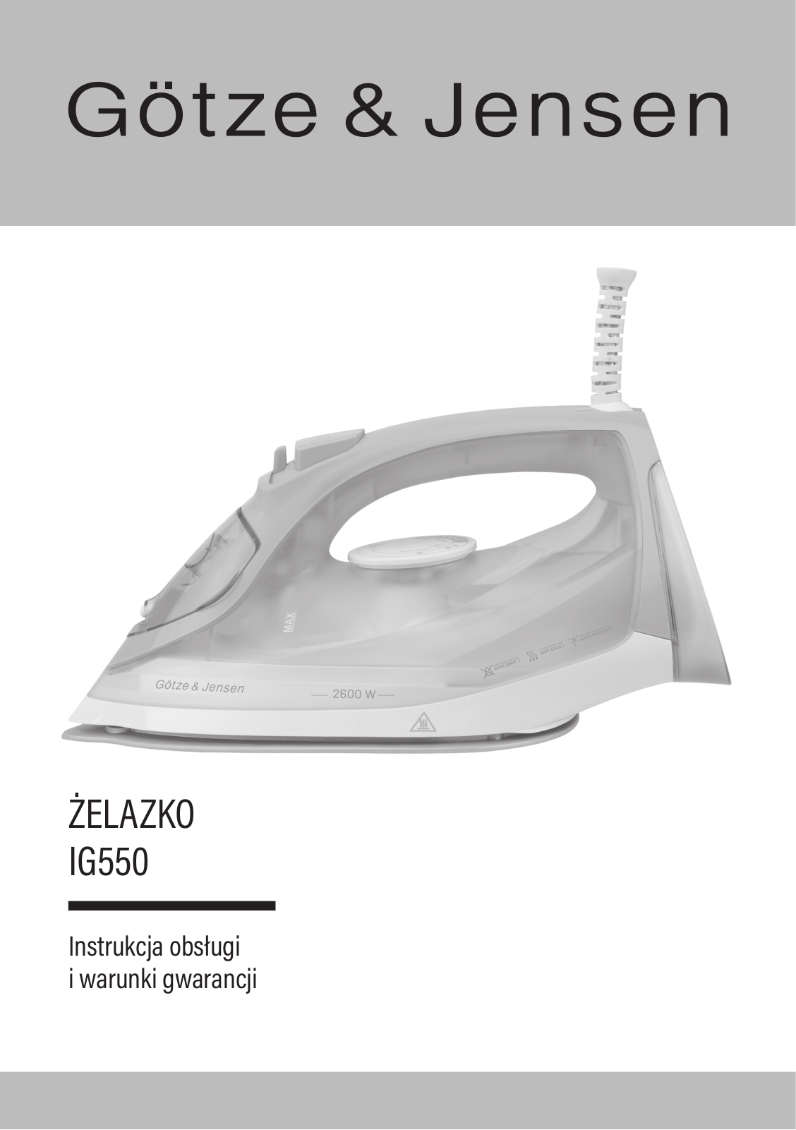GOTZE & JENSEN IG500 User guide - ManualMachine.com