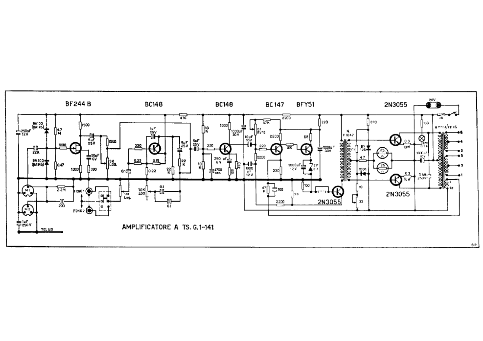 Geloso g1 141 schematic