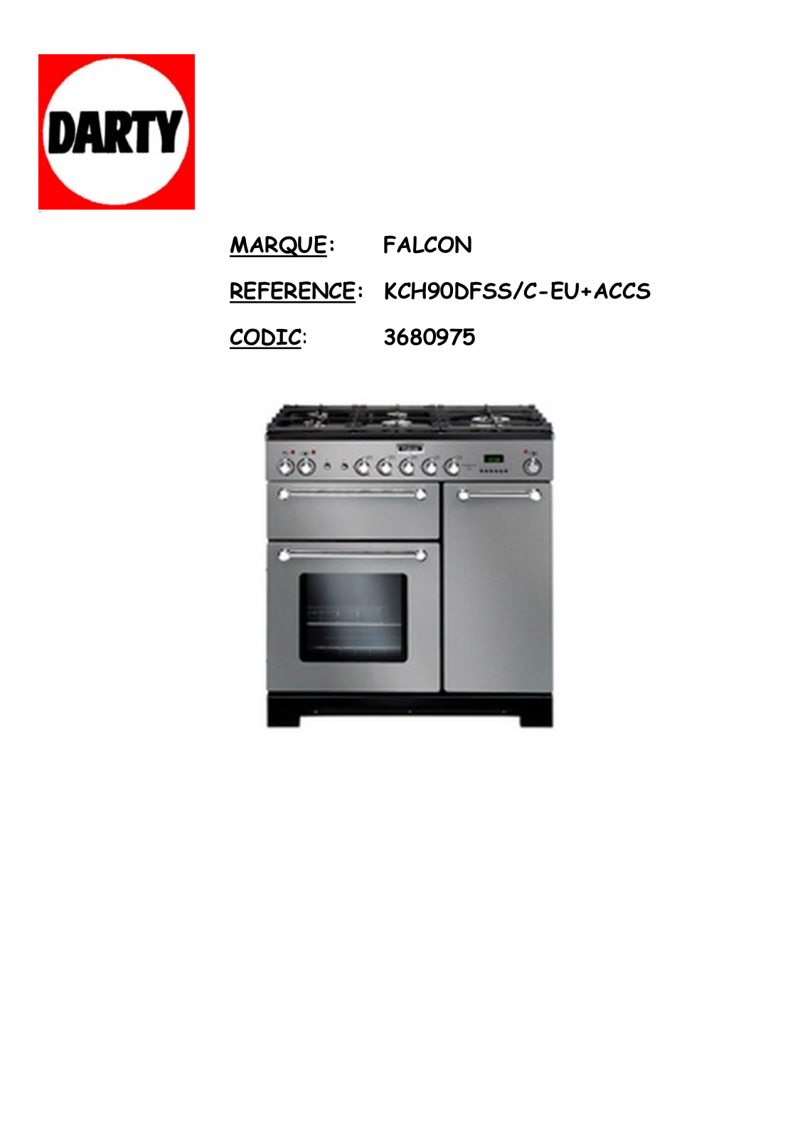 FALCON KITCH90 MIXT User Manual