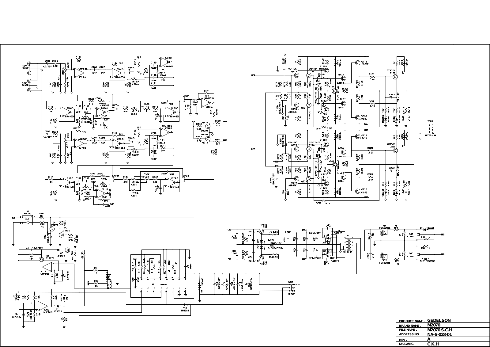 Vieta M2070 Schematic - ManualMachine.com