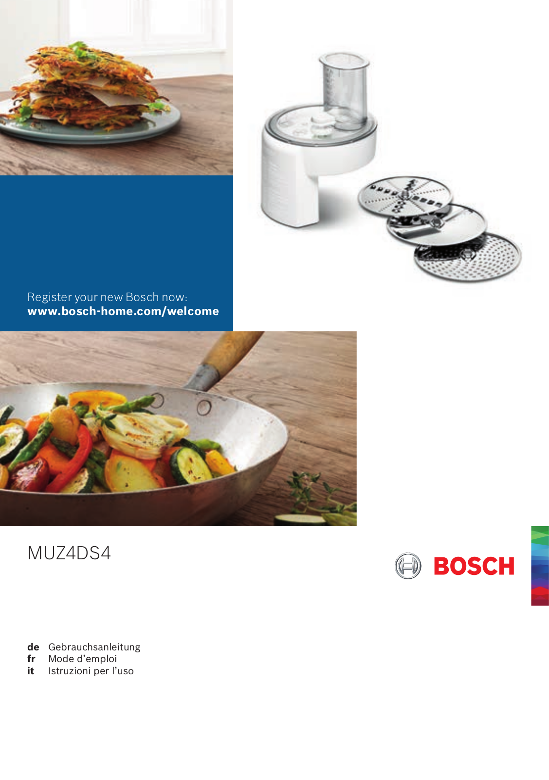 Bosch MUZ4DS4 User Guide