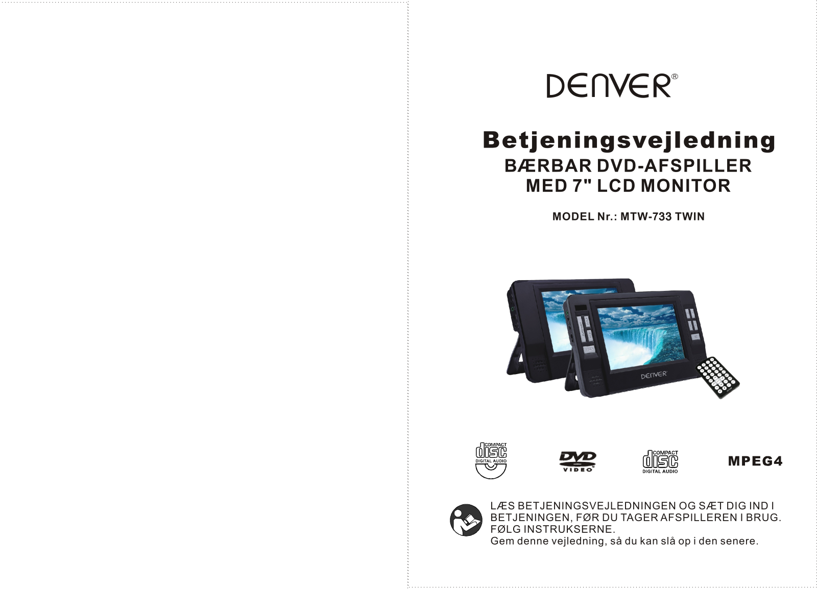 Denver MTW-733TWIN User Manual