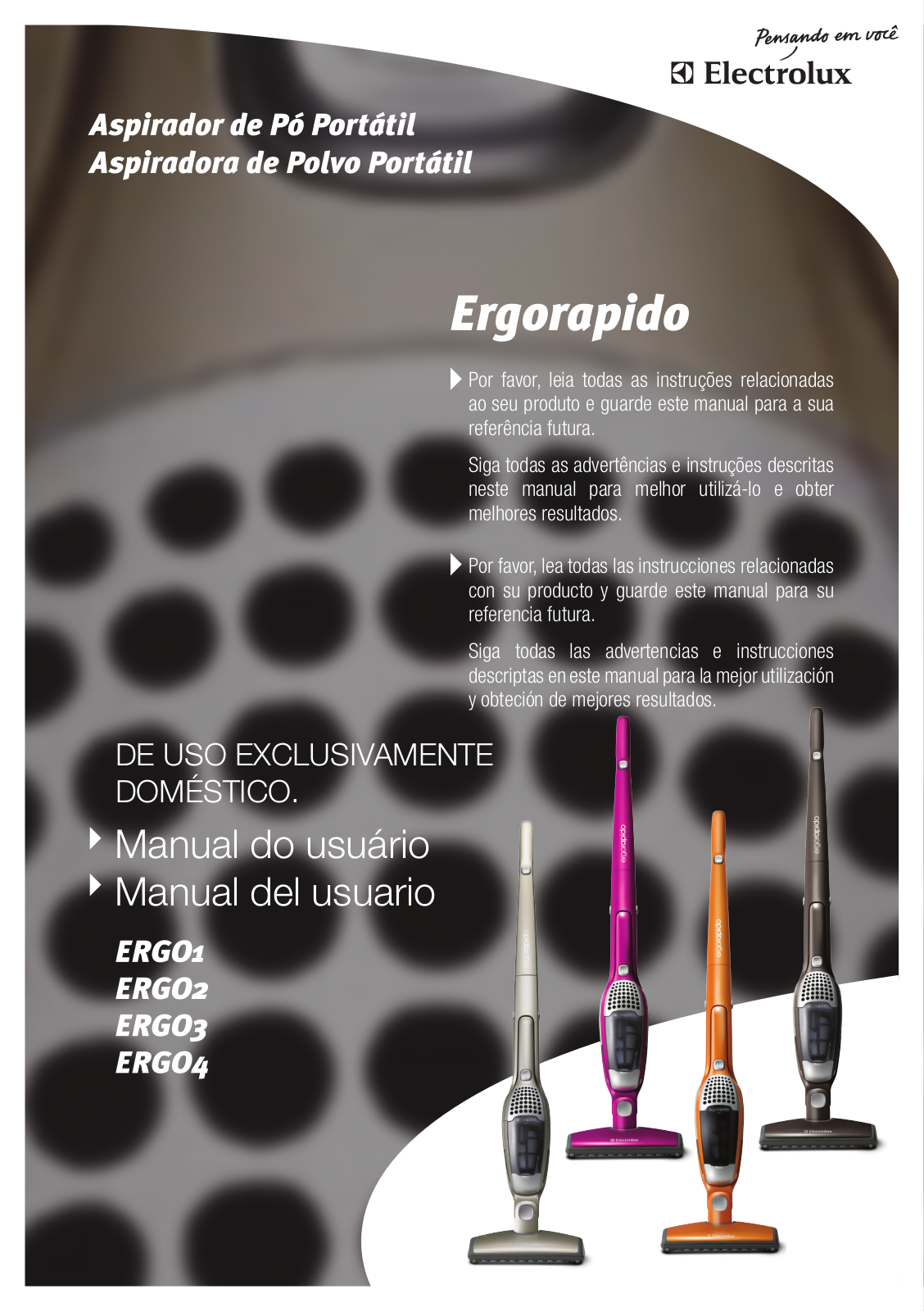 Electrolux ERGO4, ERGO1, ERGO3, ERGO2 User Manual