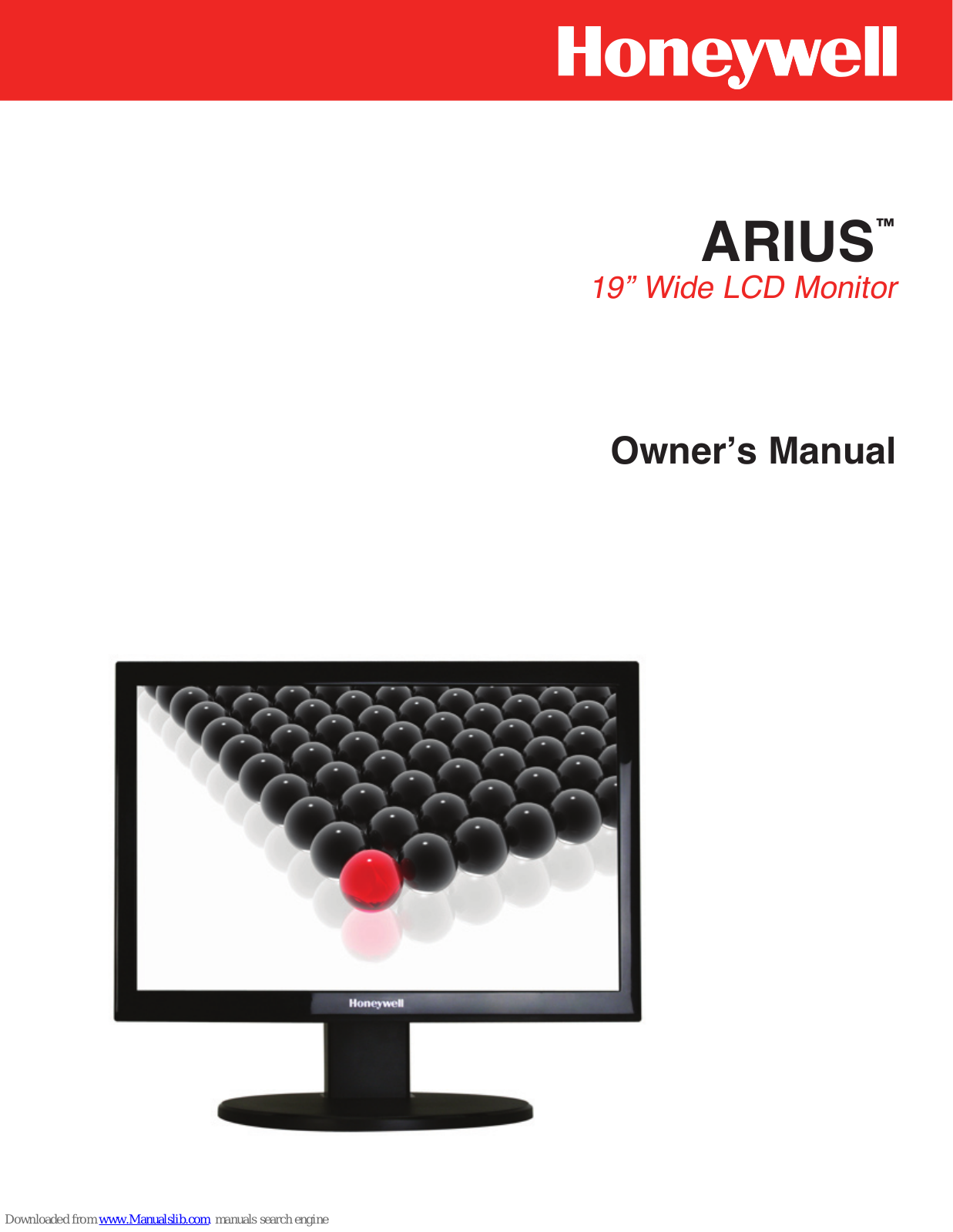 Honeywell ARIUS Owner's Manual