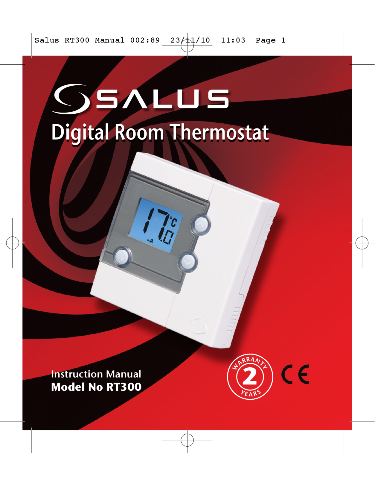 Salus RT300 Instruction Manual