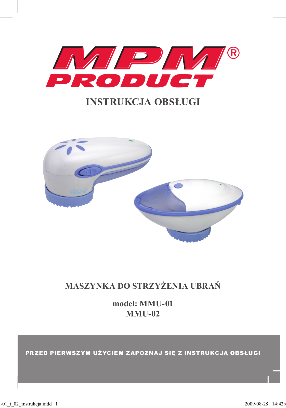 MPM MMU-01 User Manual