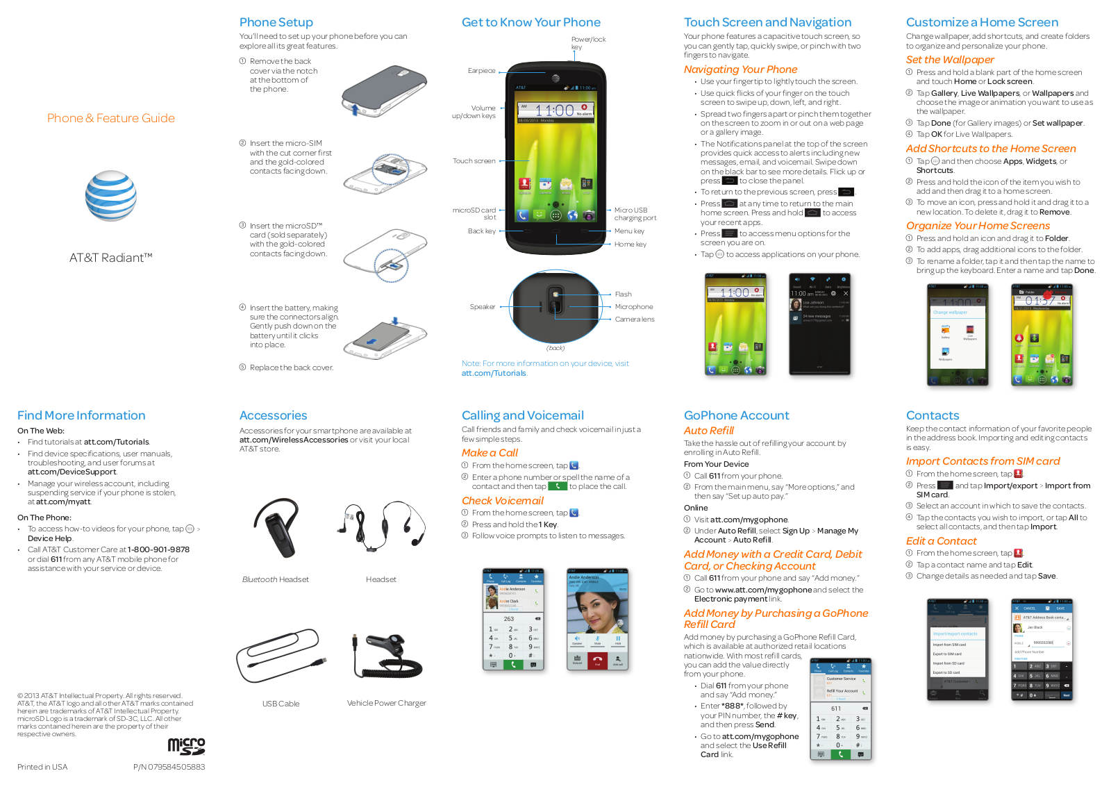 ZTE Radiant (AT&T) User Manual