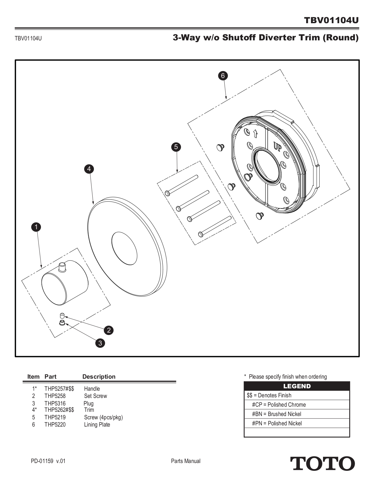 TOTO SBSA1065 Installation & Assembly - ManualMachine.com