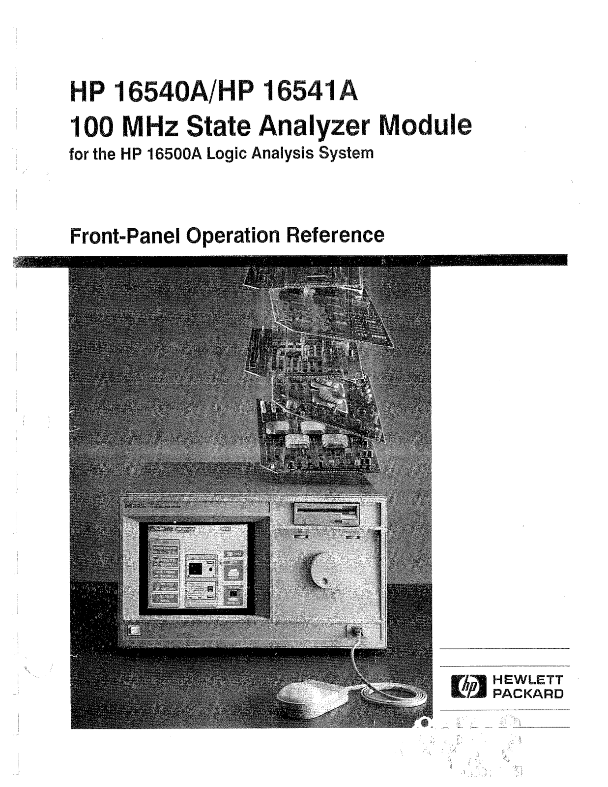 HP (Hewlett-Packard) 16541a, 16540a User Manual