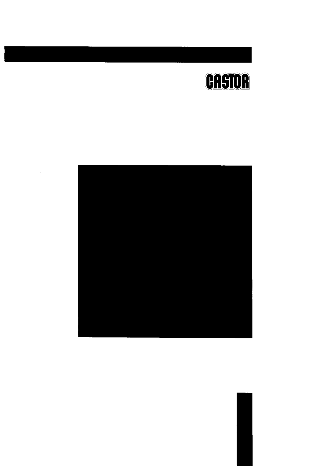 CASTOR CMS31 User Manual