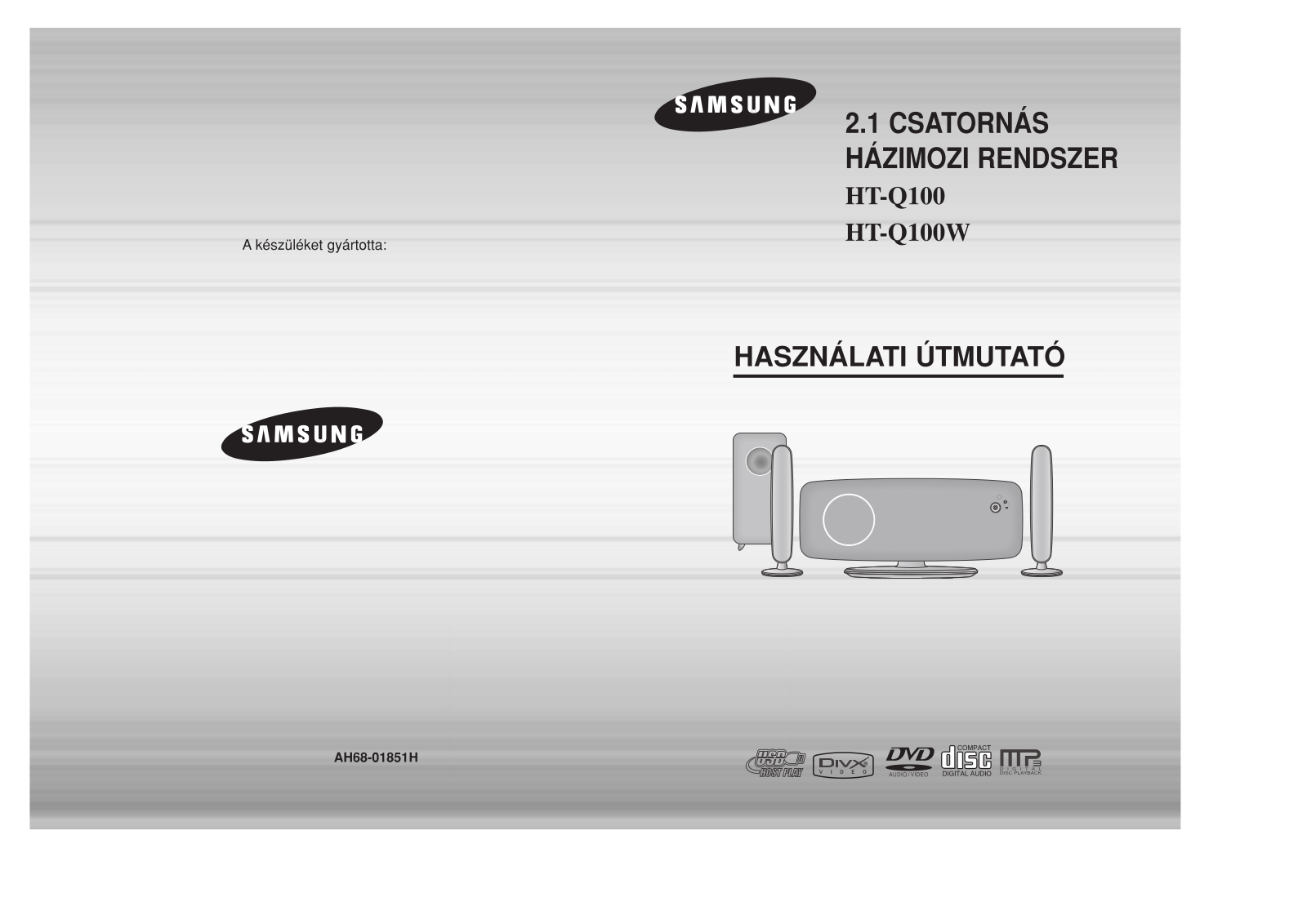 Samsung HT-Q100 User Manual