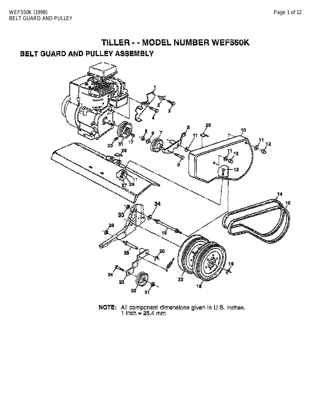 AYP WEF550K Parts List - ManualMachine.com