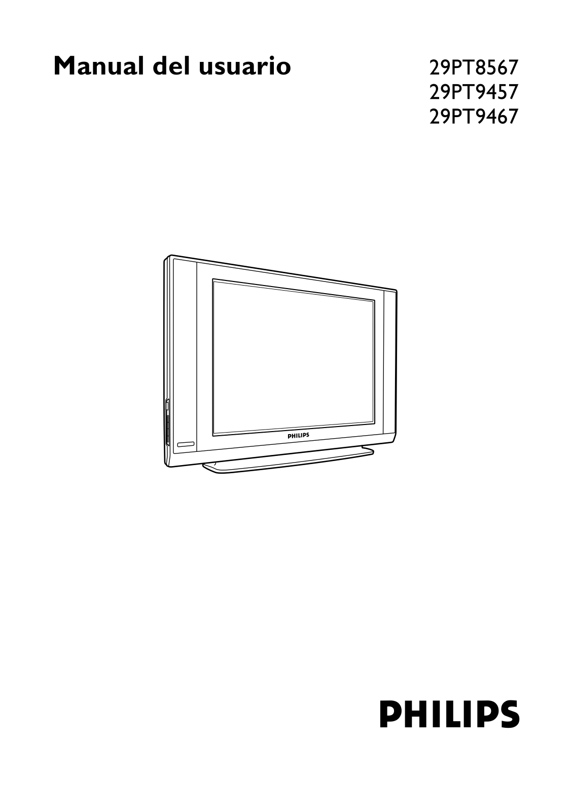 PHILIPS 29PT8567C User Manual