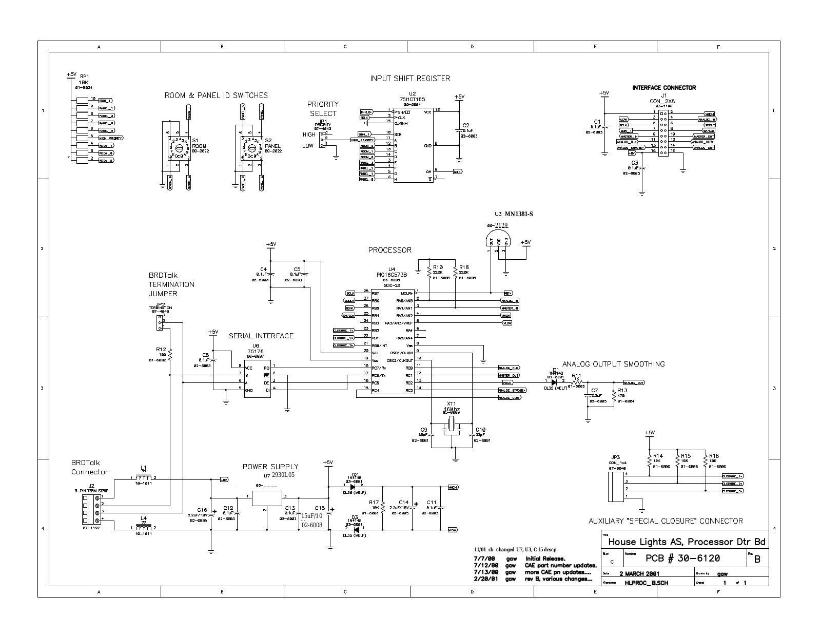 House PCB 30-6120 Schematic - ManualMachine.com