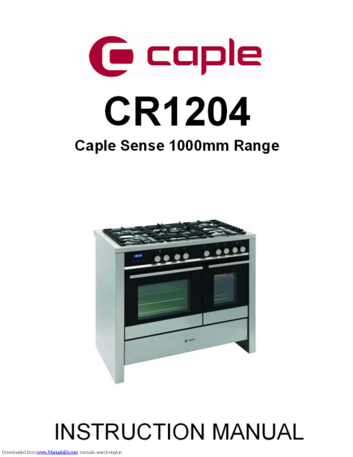 Caple Sense CR1204, cr9204 Instruction Manual