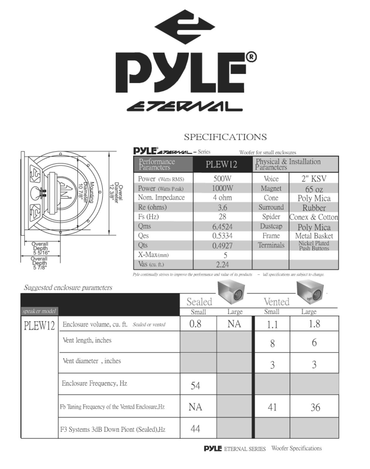 Pyle PLEW-15 Owners manual