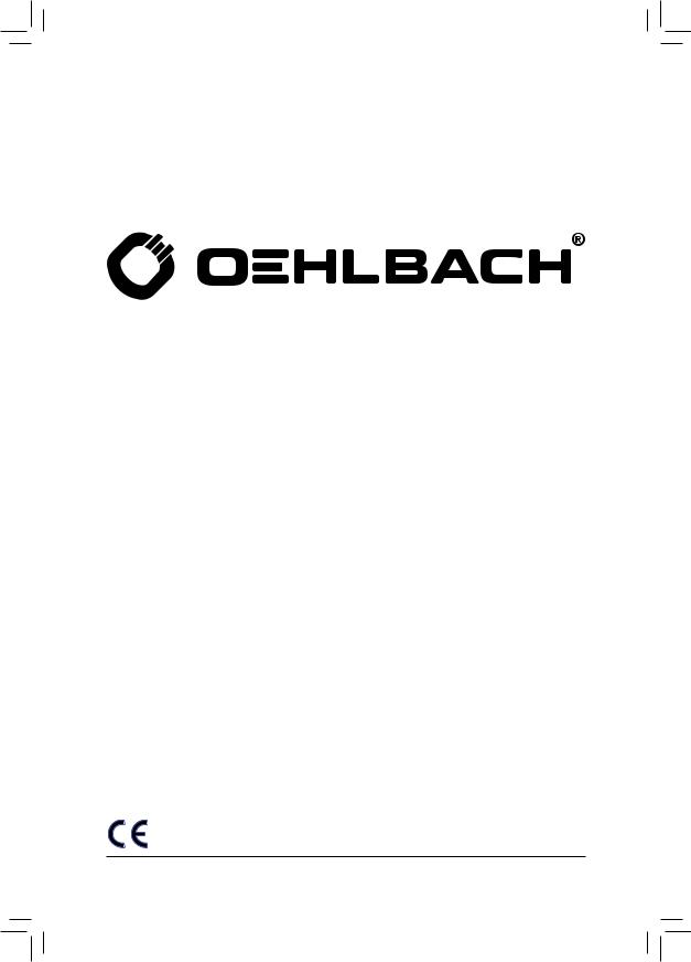 Oehlbach Phono PreAmp PRO User guide