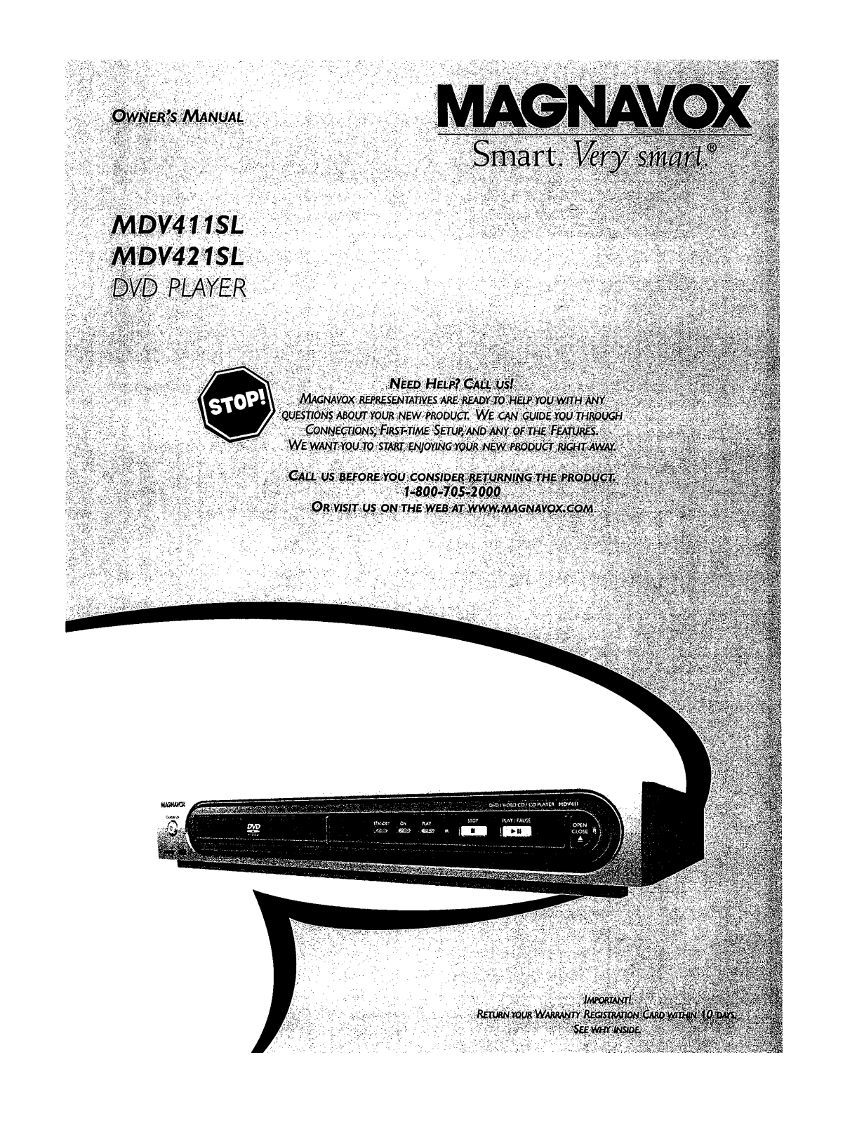 Magnavox MDV421 User Manual