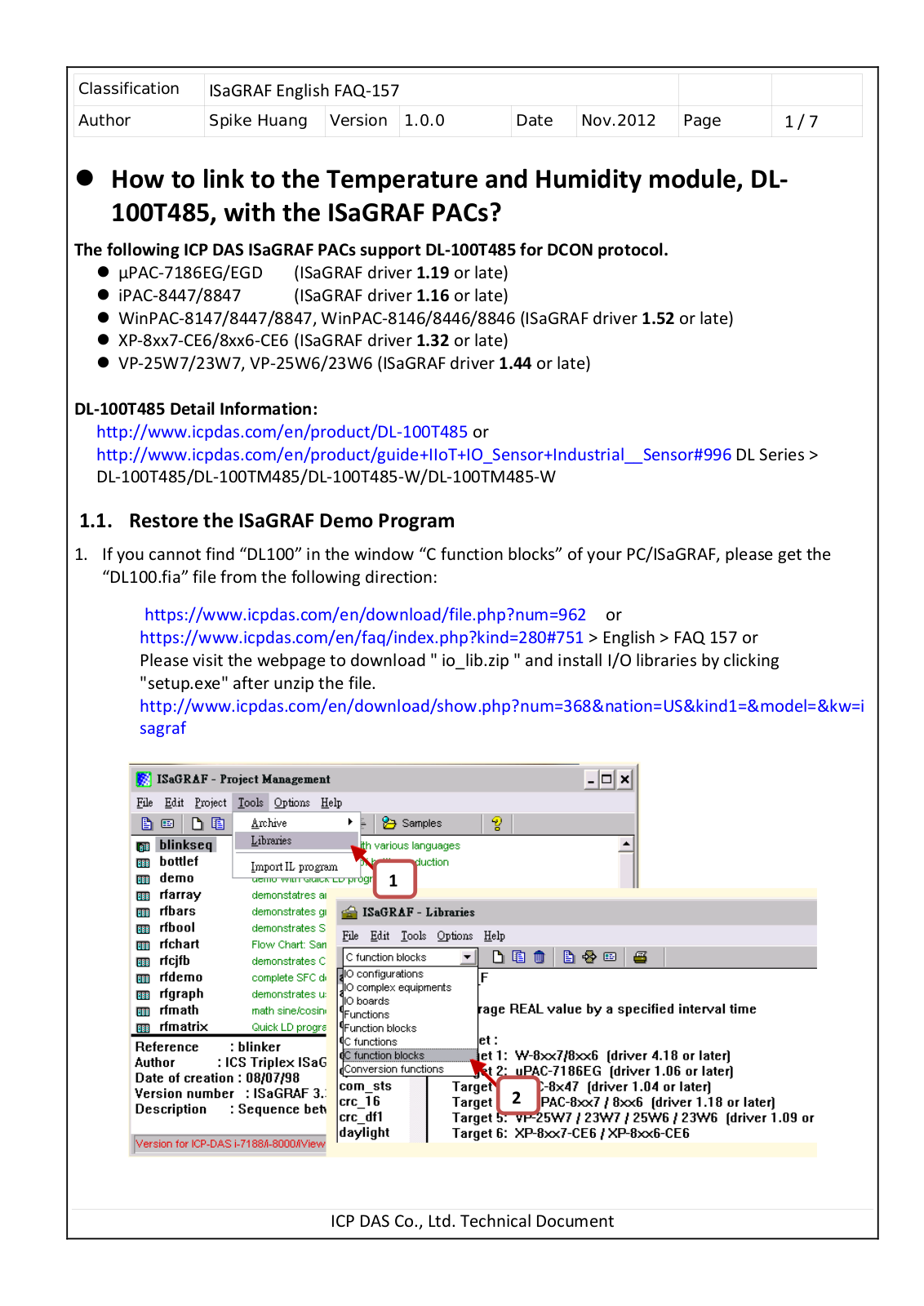 ICP DAS DL‐100T485, DL‐100TM485, DL‐100T485‐W, DL‐100TM485‐W User Manual