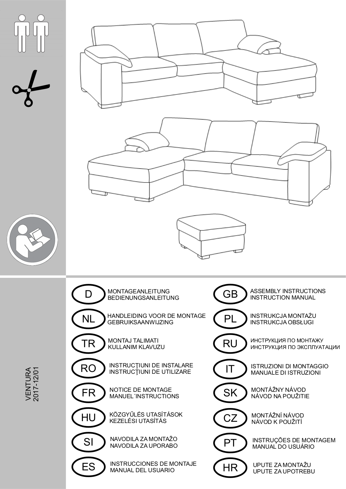 Home affaire Ventura Assembly instructions