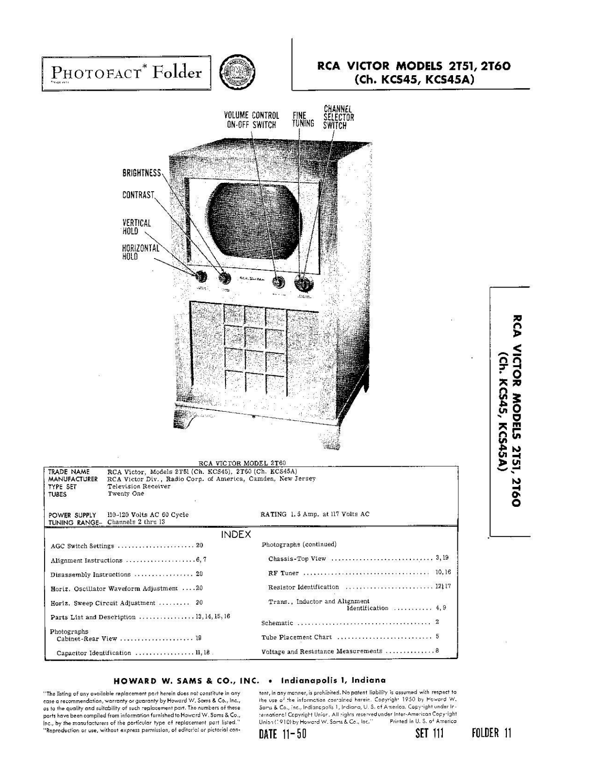 RCA 2t51 schematic