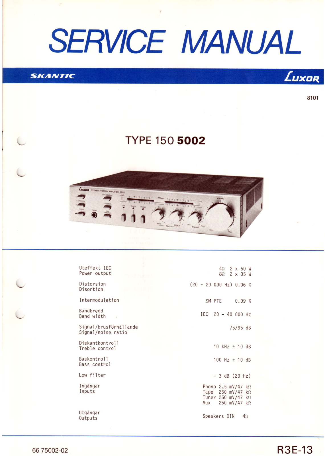Skantic 5002 Schematic - ManualMachine.com