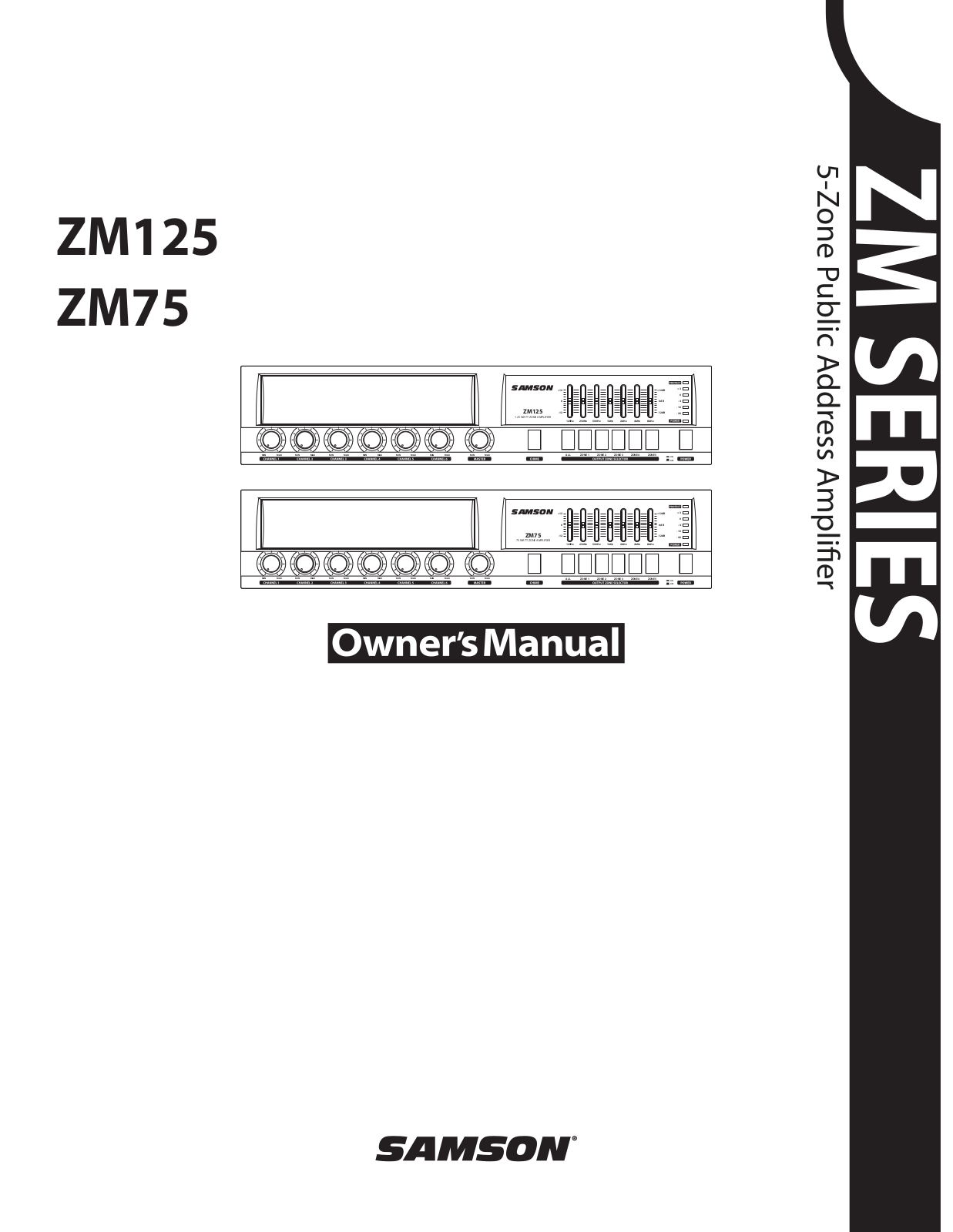 SAMSON ZM75, ZM125 User Guide