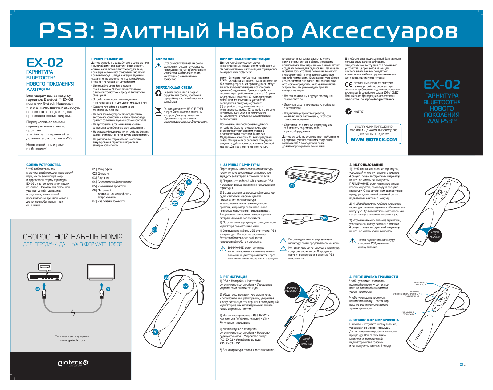 Gioteck EX-02 User Manual