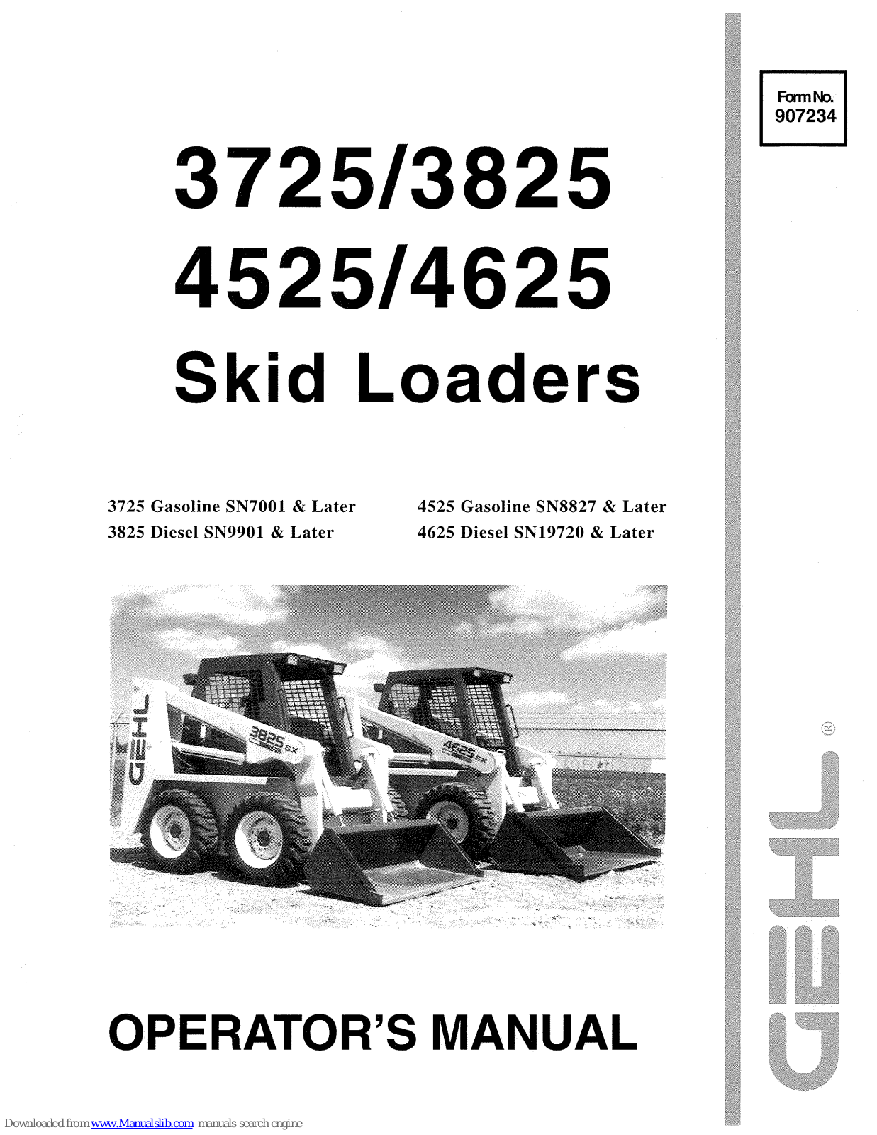 Gehl 3725, 3825, 4525, 4625 Operator's Manual - ManualMachine.com