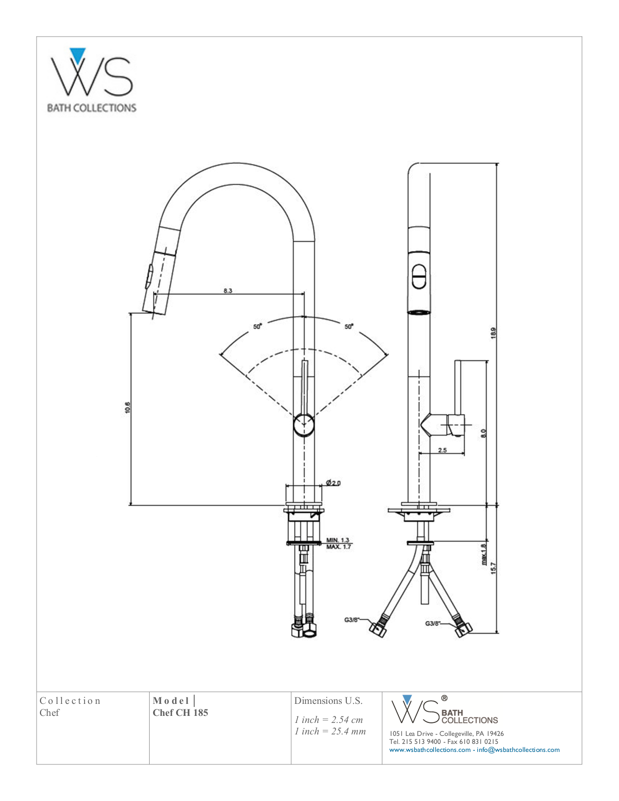 WS Bath Collections WSO3116 Specifications - ManualMachine.com