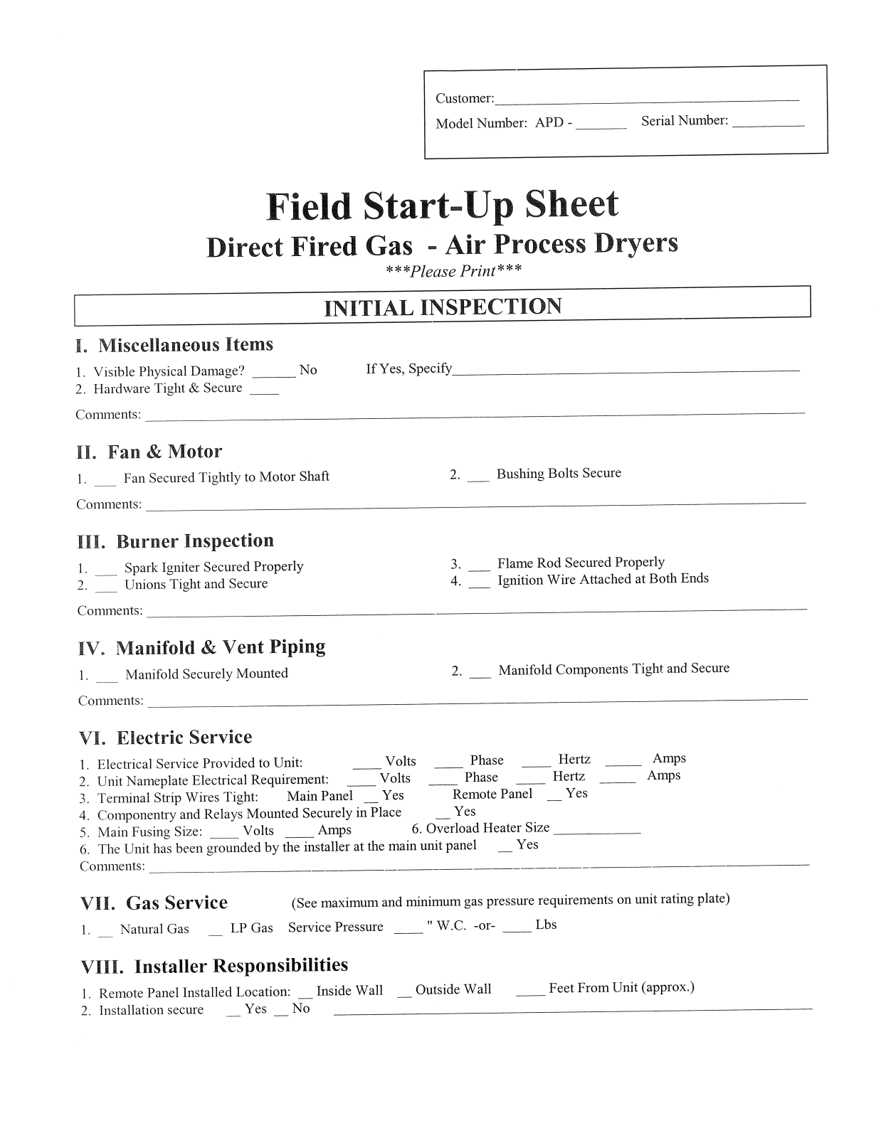 AbsolutAire APD90 Installation  Manual