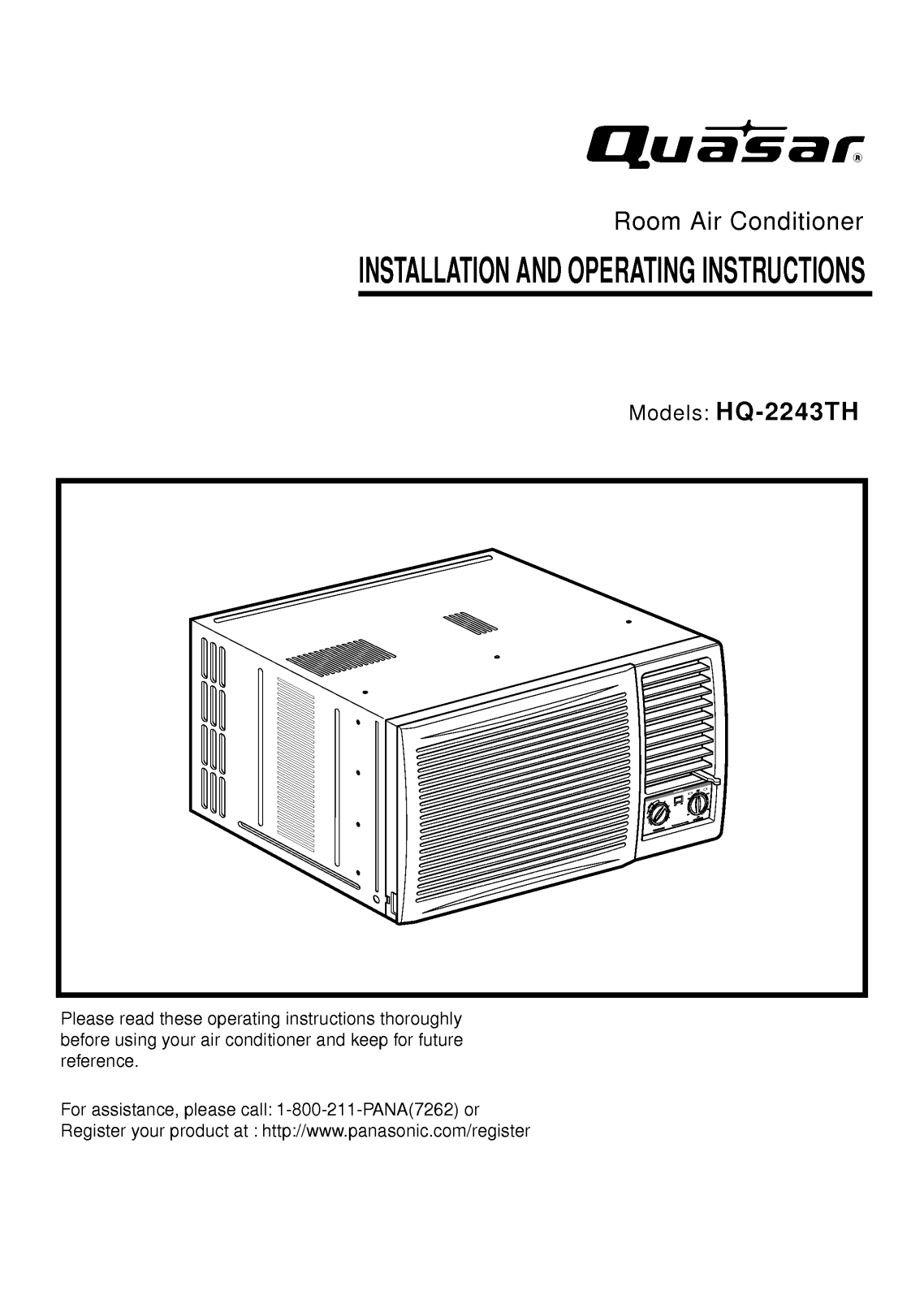 LG HQ-2243TH User Manual