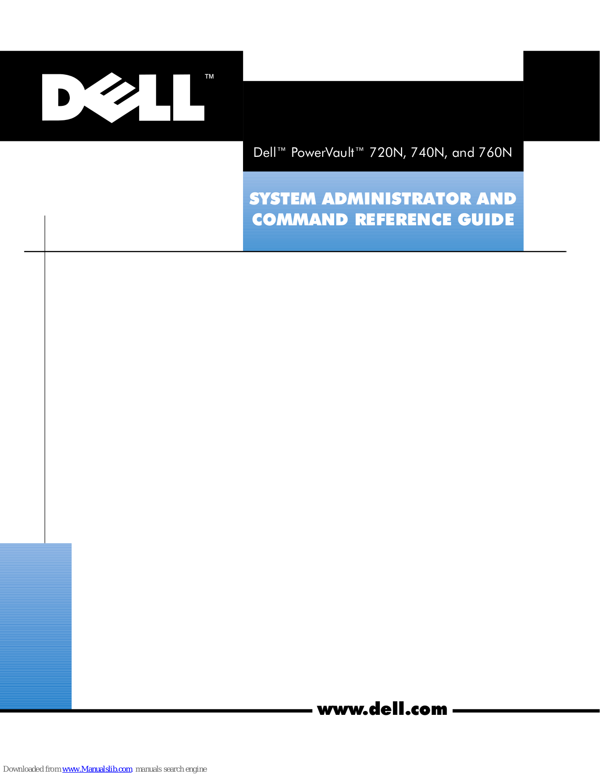 Dell PowerVault 720N, PowerVault 740N, PowerVault 760N Command Reference Manual