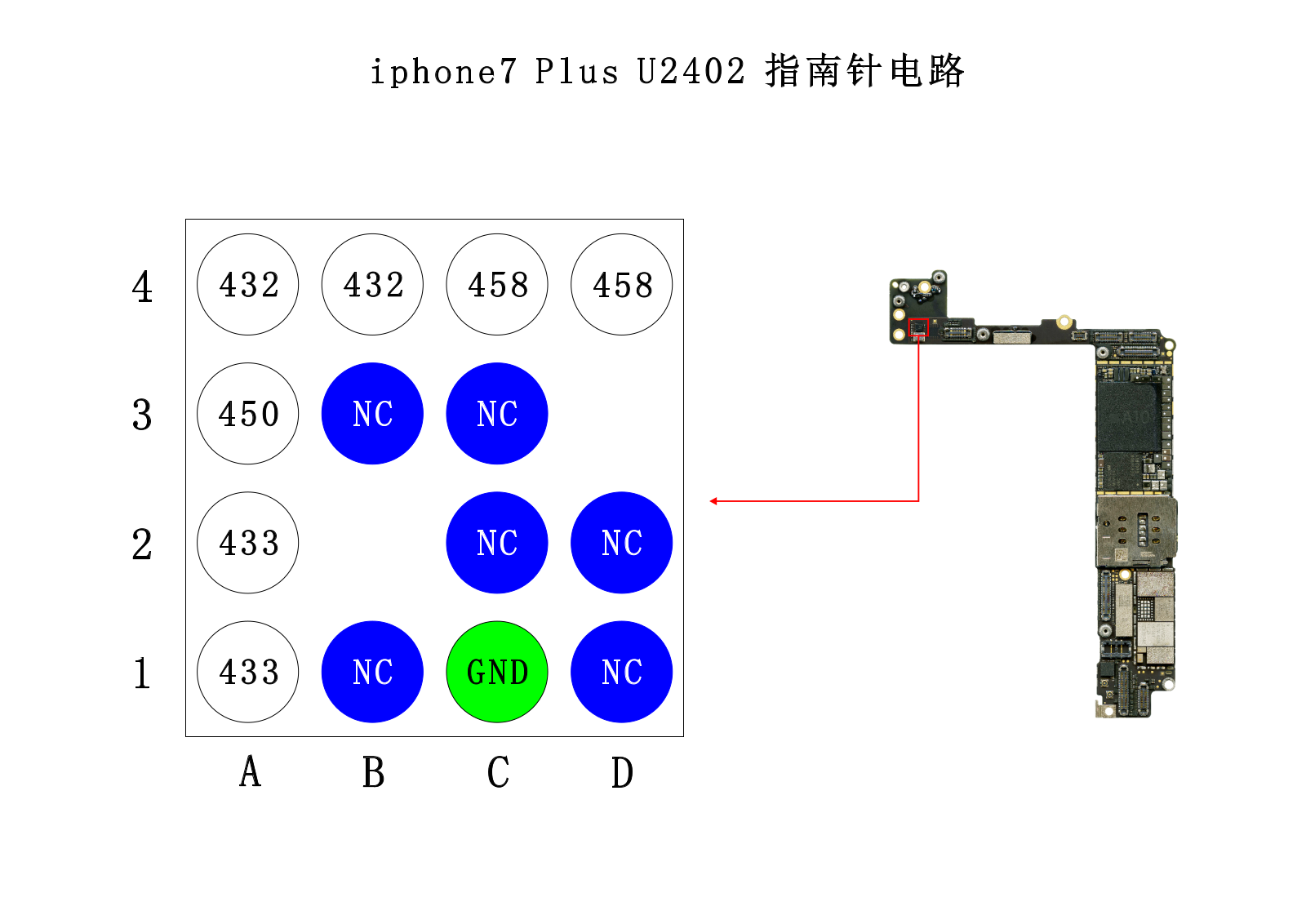 Apple iPhone 7 Plus Schematics U2402 (Compass )