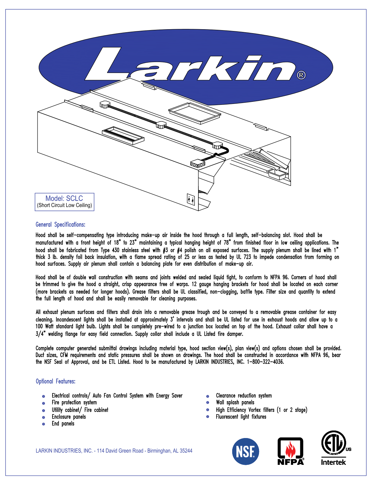 Larkin SCLC User Manual