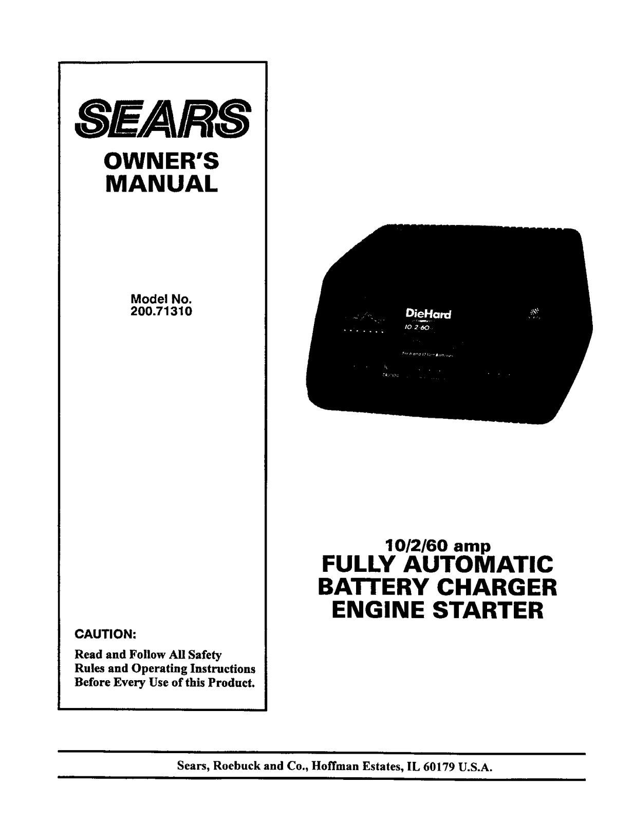 Diehard 200.71310 User Manual - ManualMachine.com