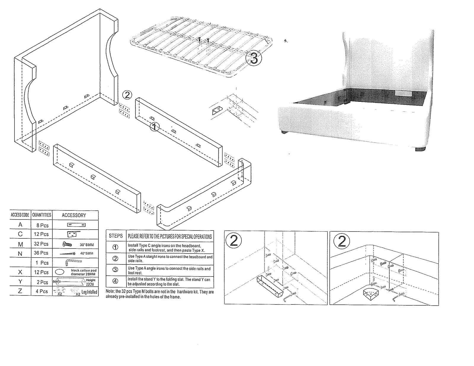 Essentials for Living 71282LPPRLNG, 71283LPPRLNG, 71281LPPRLNG Assembly Guide