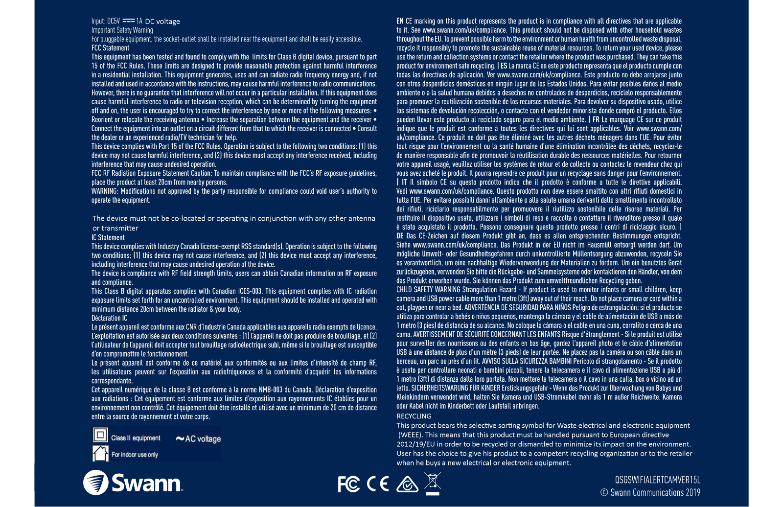 Swann Communications ALERTCAM User Manual