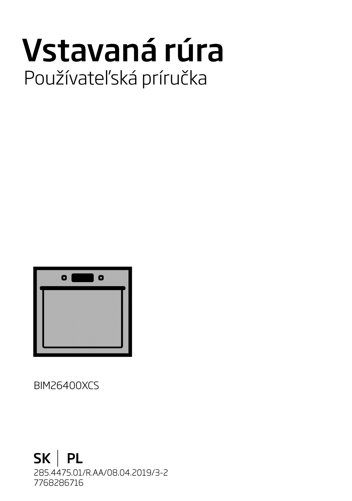 Beko BIM26400XCS User manual