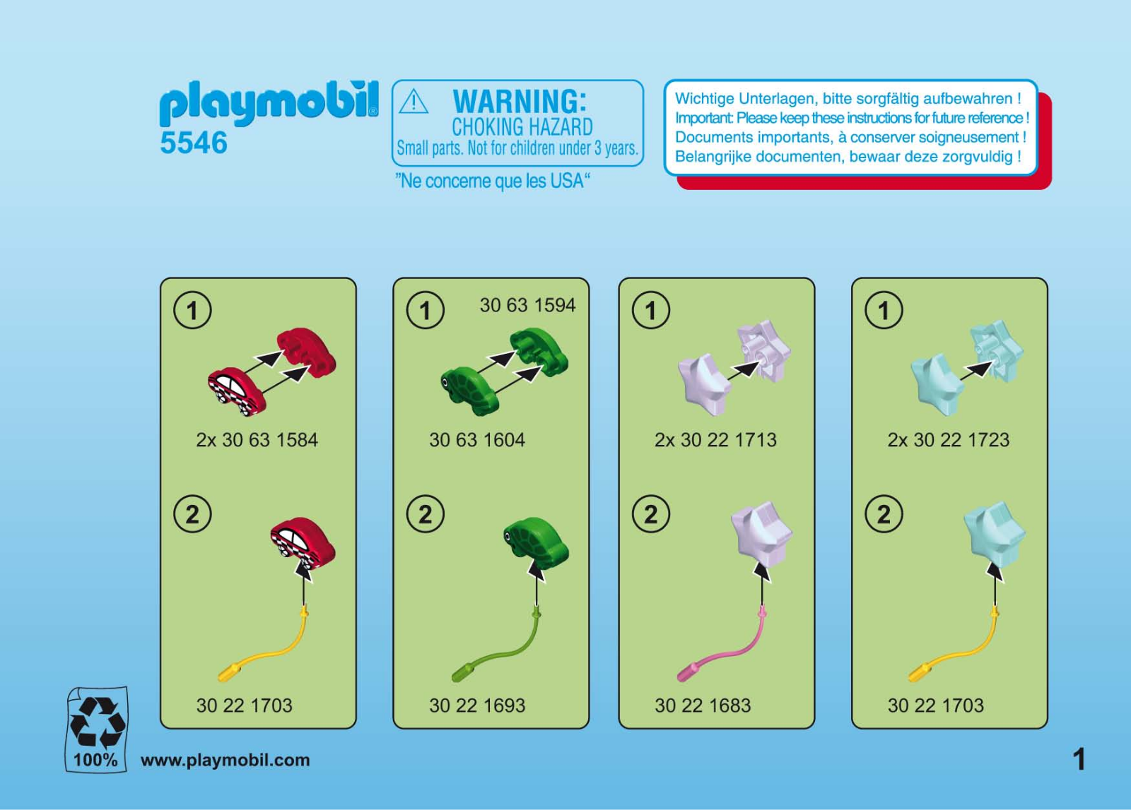 Playmobil 5546 Instructions