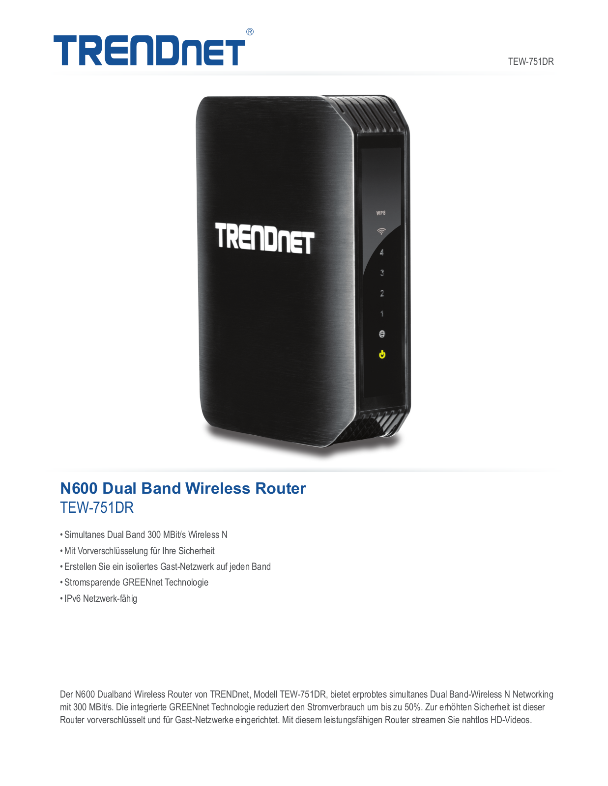 TRENDnet TEW-751DR User Manual