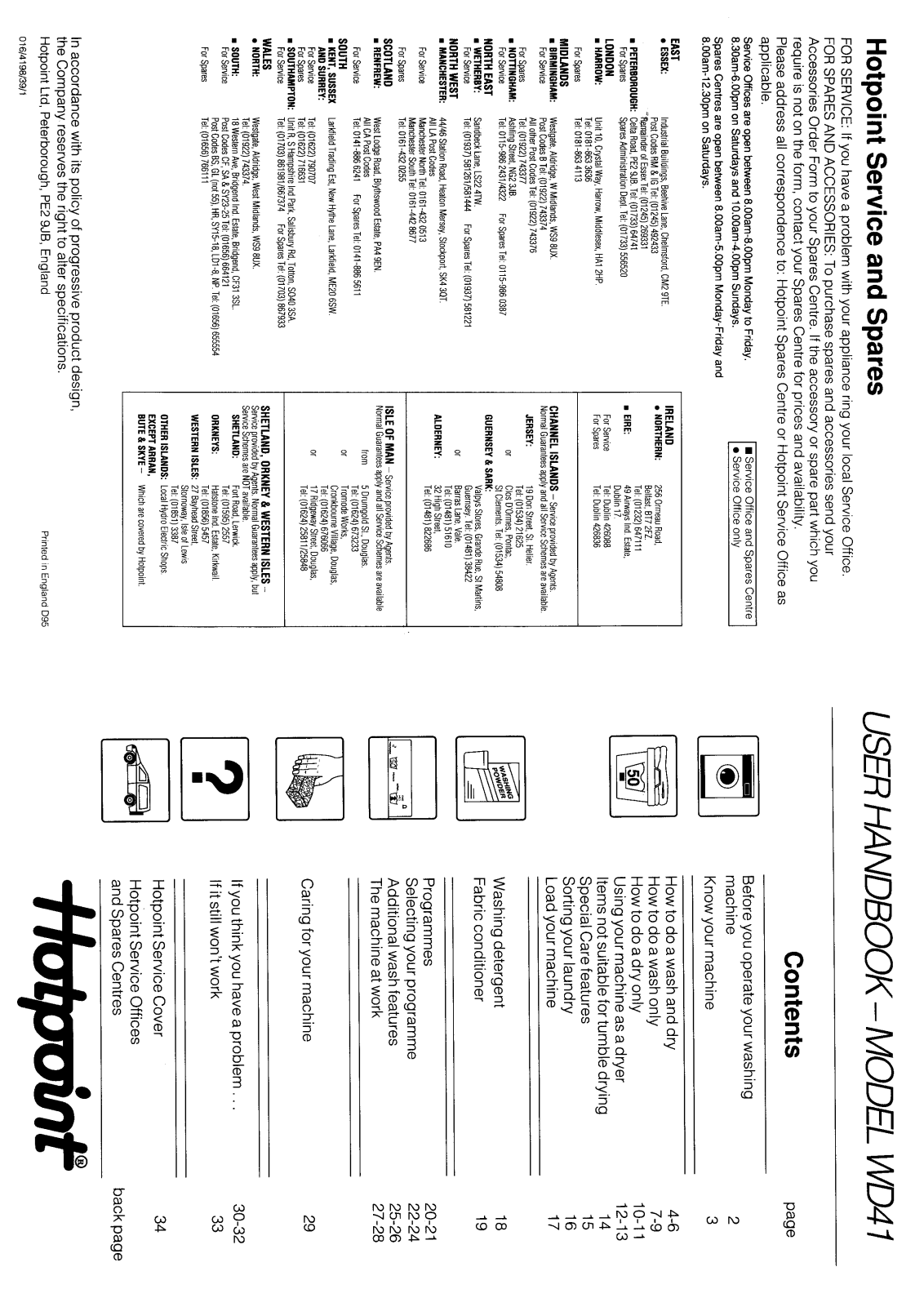 Hotpoint-Ariston HBWD43 User Manual