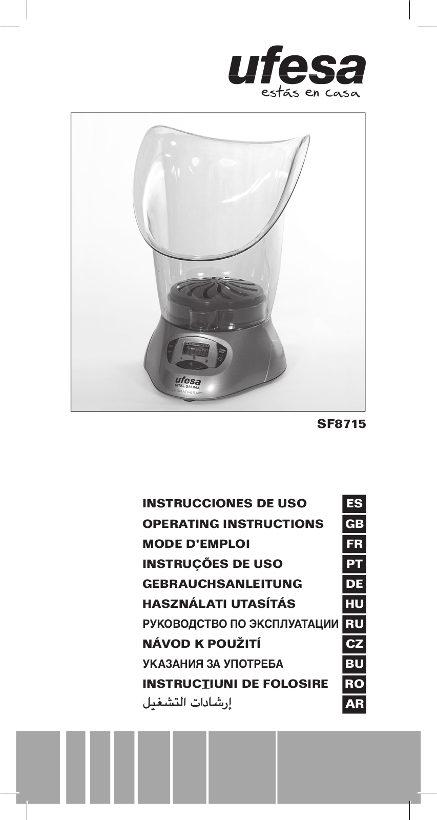 Ufesa SF8715 User Manual